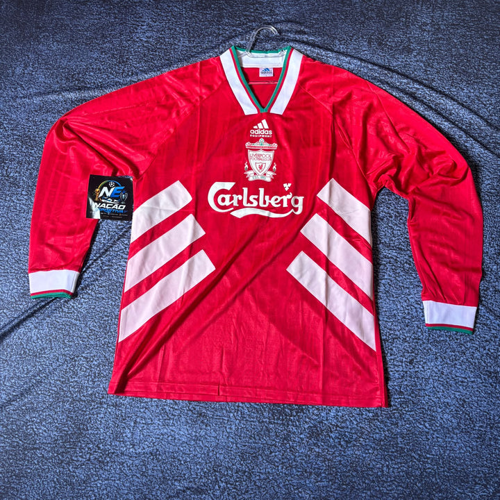 Camisa Liverpool Retrô Vermelha – Manga Longa | Adidas