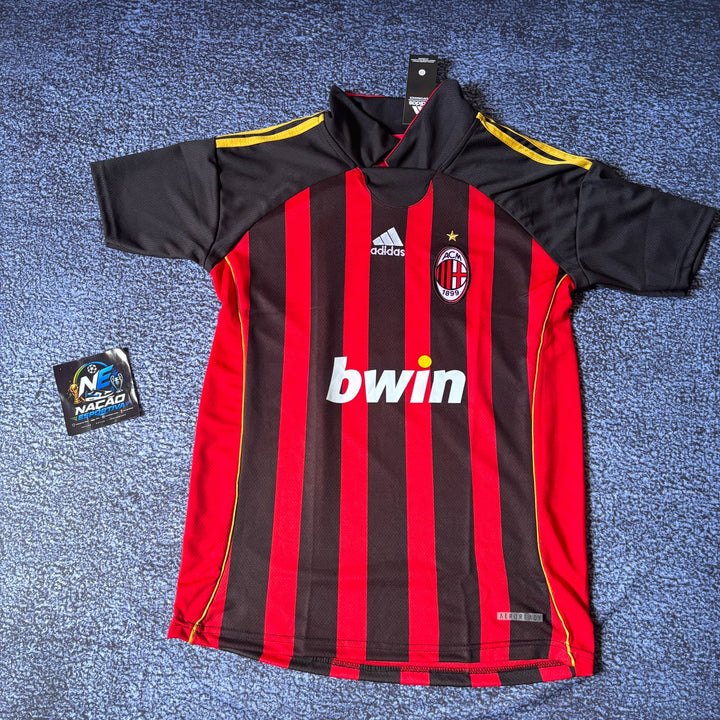 Camisa Milan Kaka 22 Retrô – Vermelha e Preta | Adidas